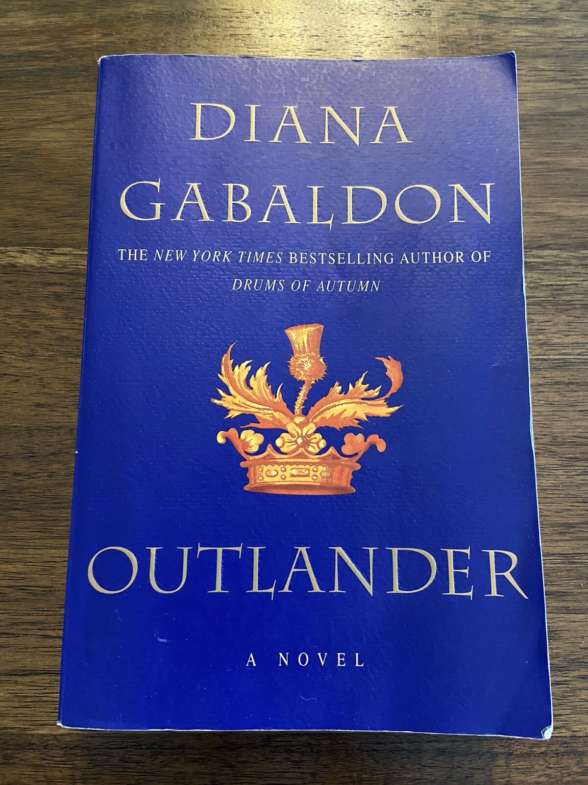 SIGNED Outlander Diana Gabaldon 1st Edition Later Edition 2001 Trade Paperback