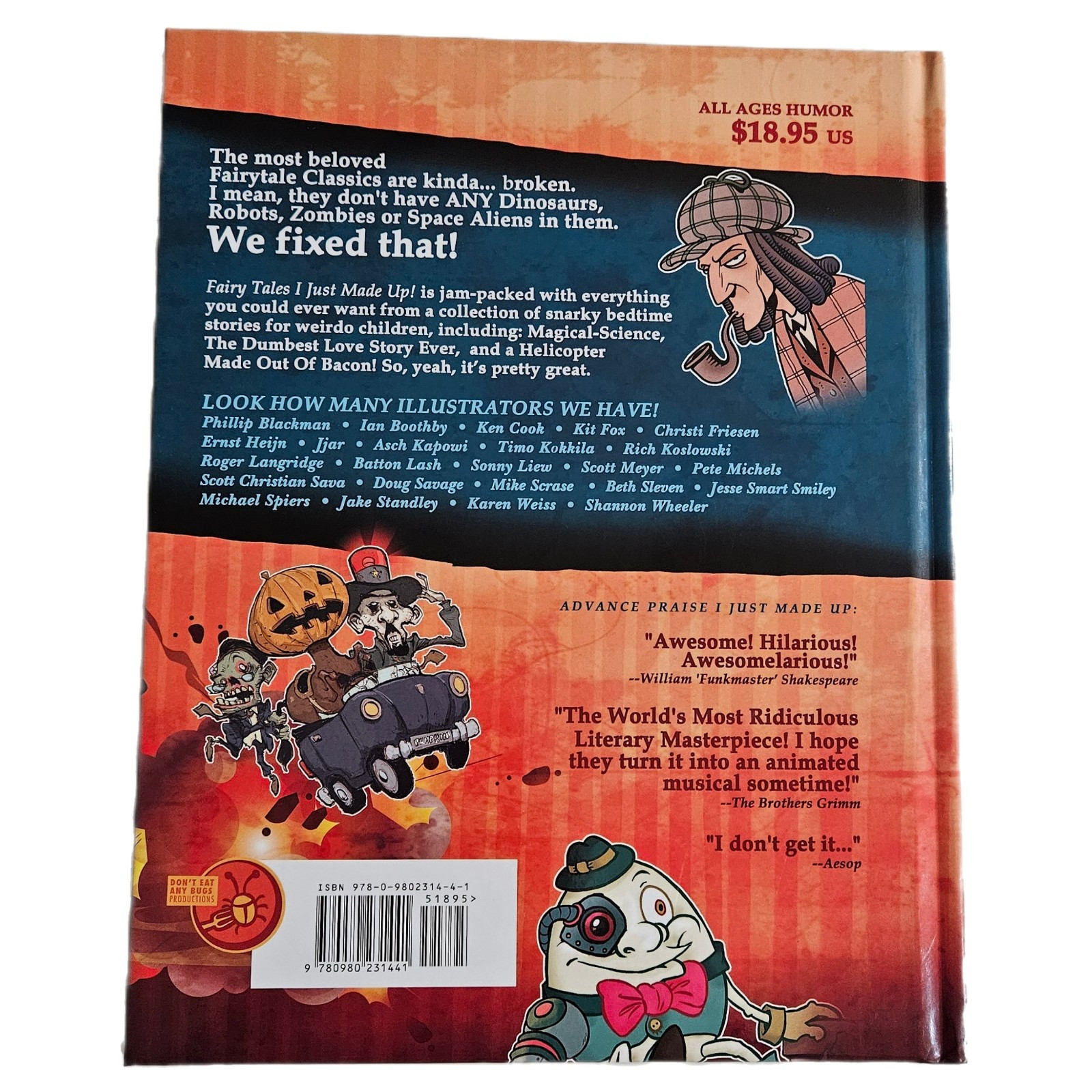 Kid Big Bk Fairy Tales I Just Made Up:Snarky Bedtime Stories for Weirdo Children