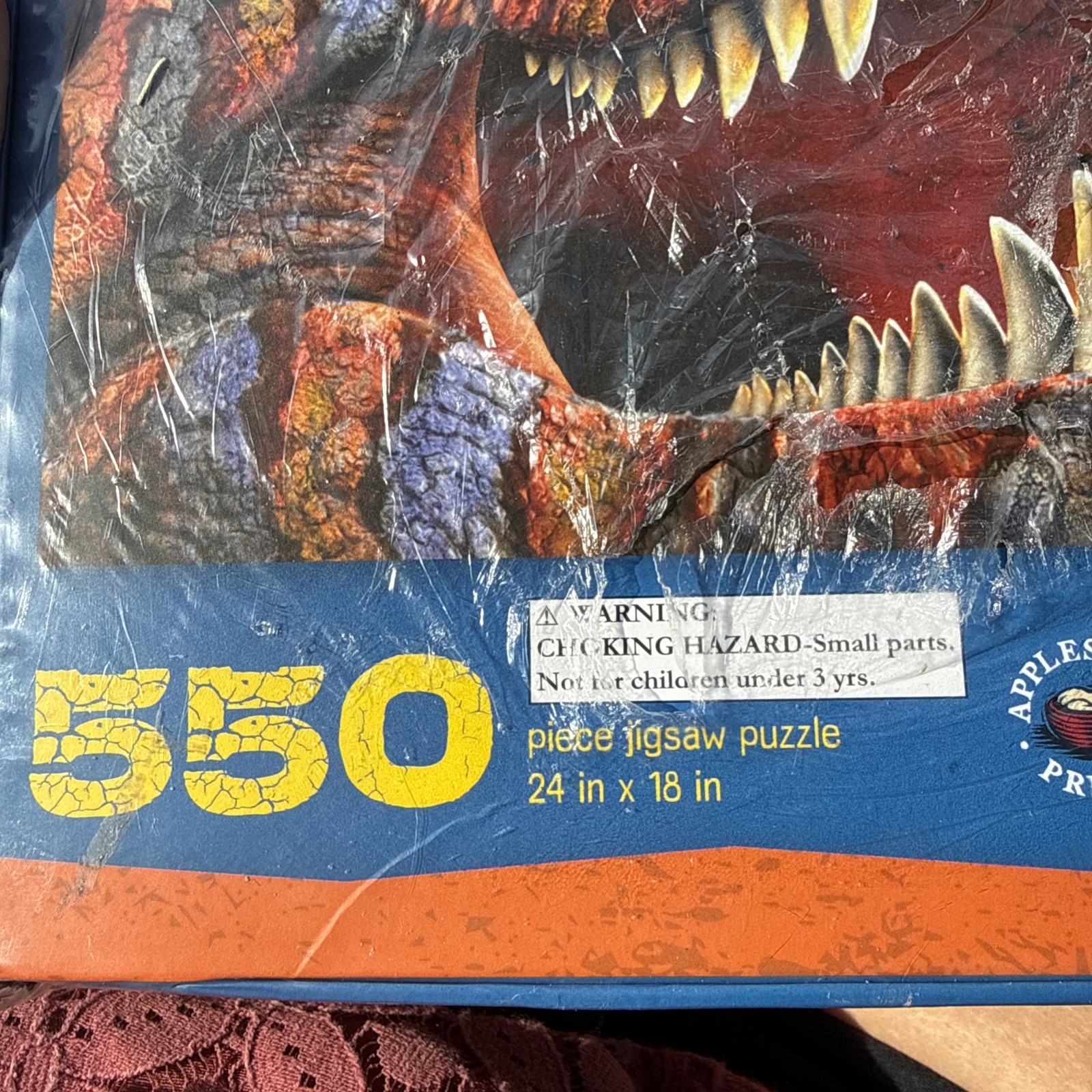 Dinosaur T-Rex Puzzle 550 pcs 18×24 NIB Sealed