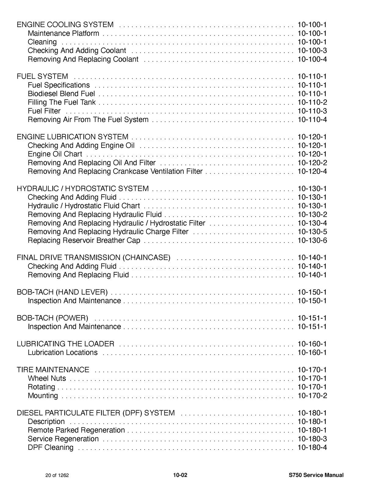BOBCAT S750 SKID-STEER LOADER SERVICE MANUAL – WIRE BOUND – DURABLE COVERED
