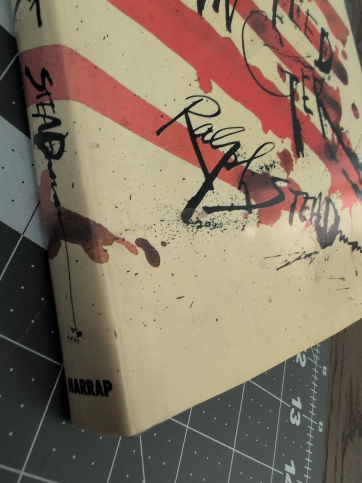 1987 Scar Strangled Banger Ralph Steadman 1st Edition *SIGNED CUSTOM GRAFFITI *