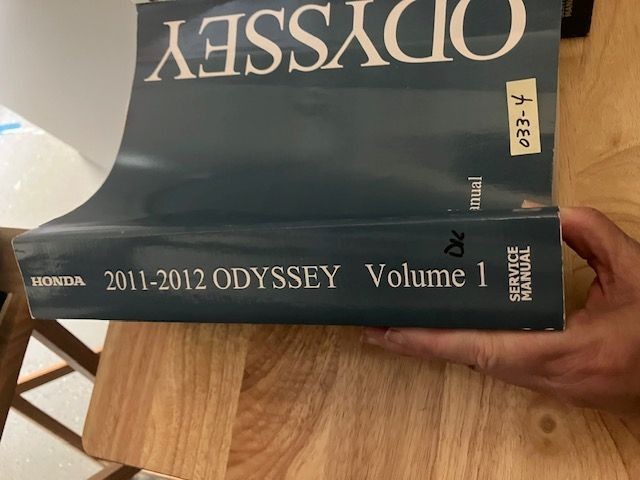 OEM HONDA 2011 – 2012 ODYSSEY FACTORY SERVICE MANUAL SHOP REPAIR 2 BOOKS