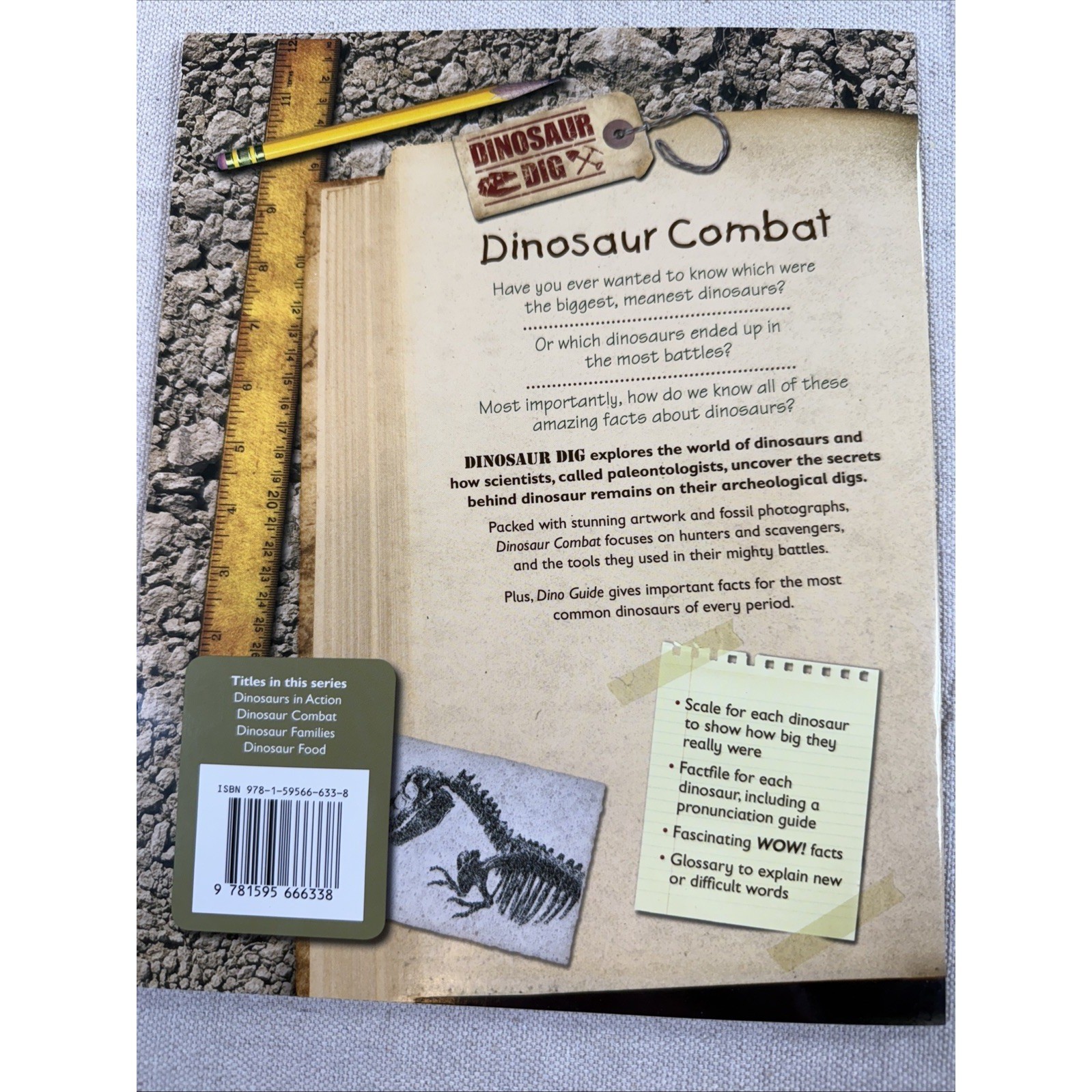 Dinosaur Books Kids Set 4 Rupert Matthews QEB Fossil Science Lot