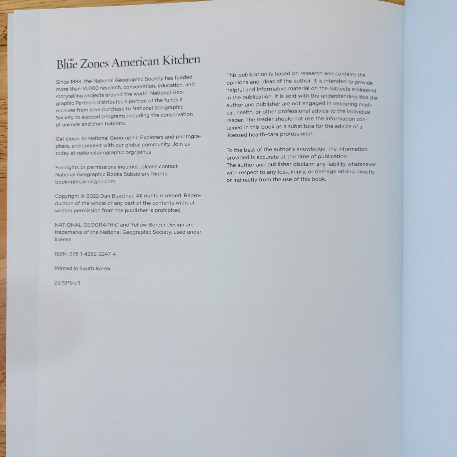 Blue Zones American Kitchen: 100 Recipes to Live To 100 by Dan Buettner (2022)