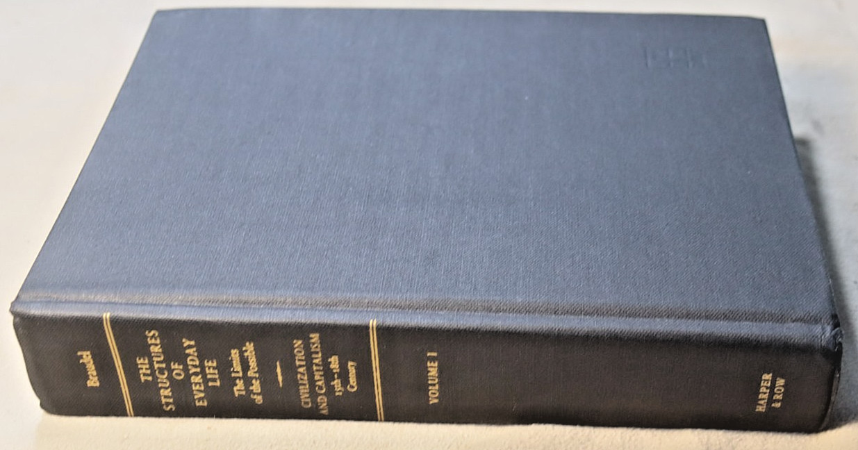 FERNAND BRAUDEL Civilization & Capitalism 15th-18th Century 2-Volumes First Edit
