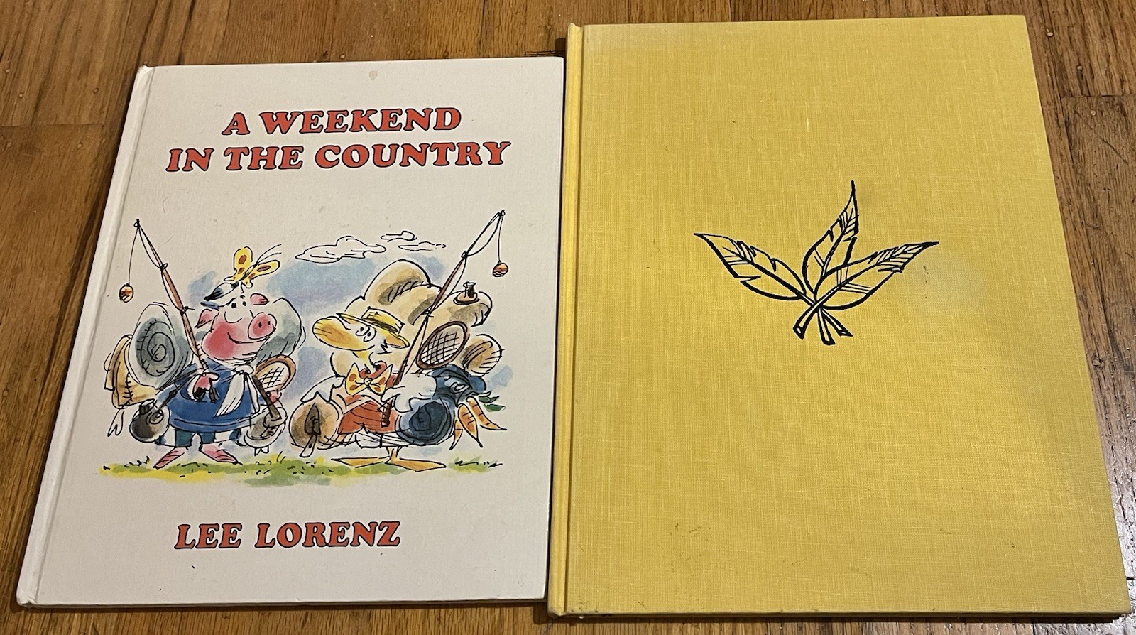 THE FEATHERED OGRE : A Weekend in the Country : Lee Lorenz lot : vintage