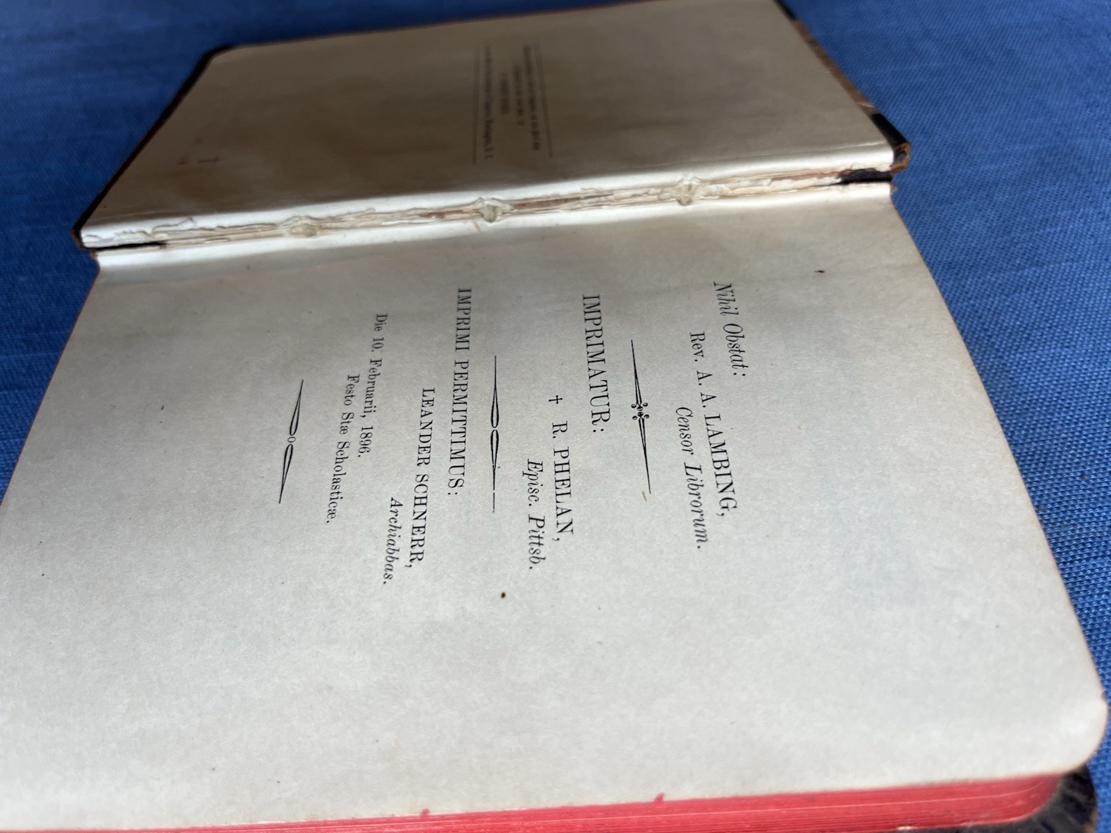 Tyrocinium Religiosum (1896 Vintage)