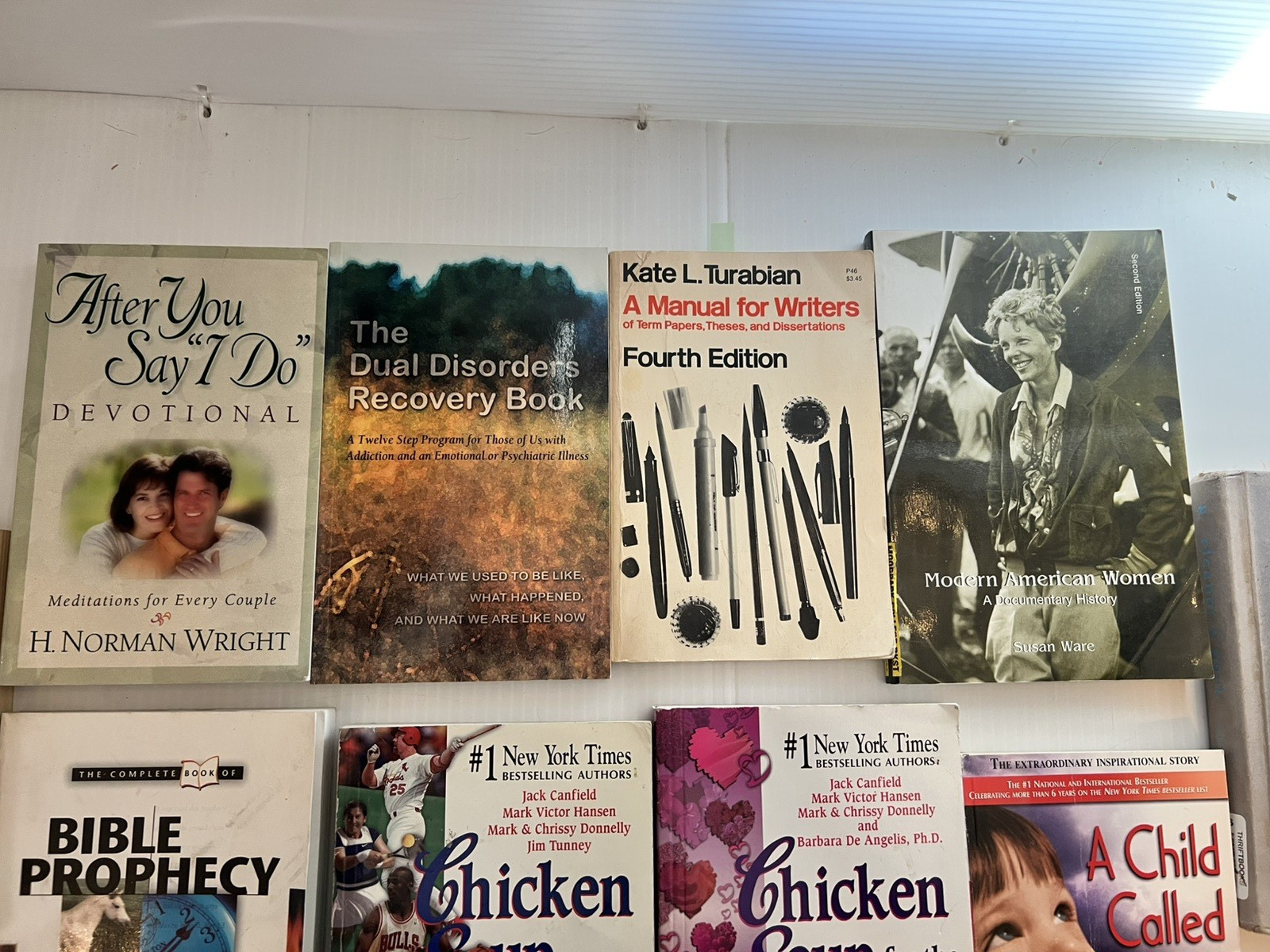 Mix Lot Of 10 Random Books