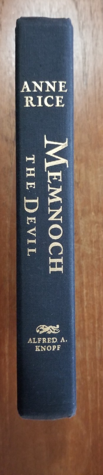 SIGNED: Memnoch the Devil: The Vampire Chronicles by Anne Rice 1995 Unread