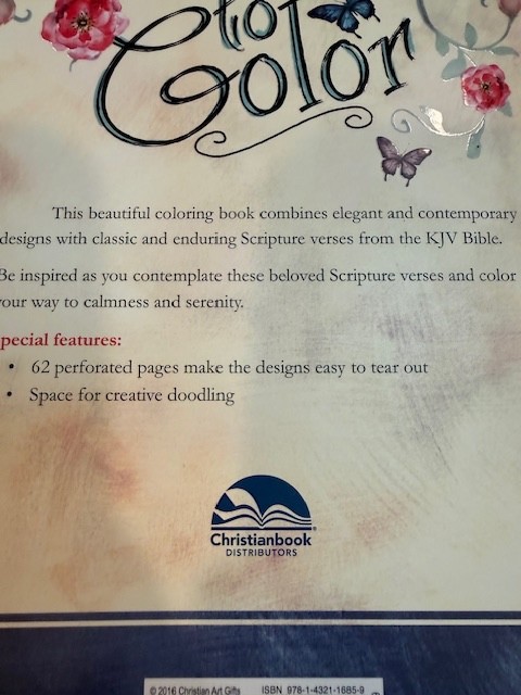 My Favorite KJV verses to Color adult coloring book; 60+ pages; inspiration