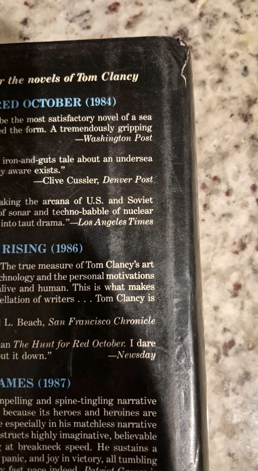 Tom Clancy Novels Bundle (Lot of 3)
