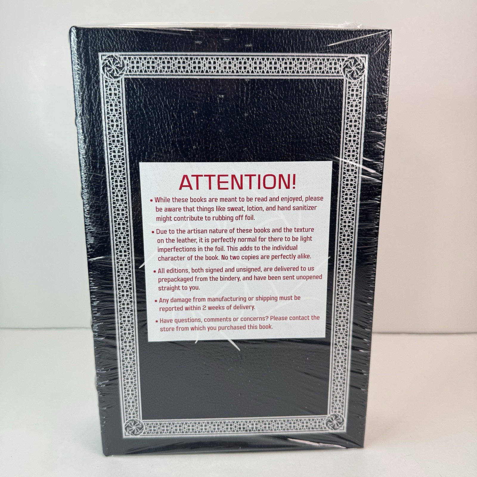 SIGNED Leather bound ELANTRIS 10th Anniversary Edition Brandon Sanderson SEALED