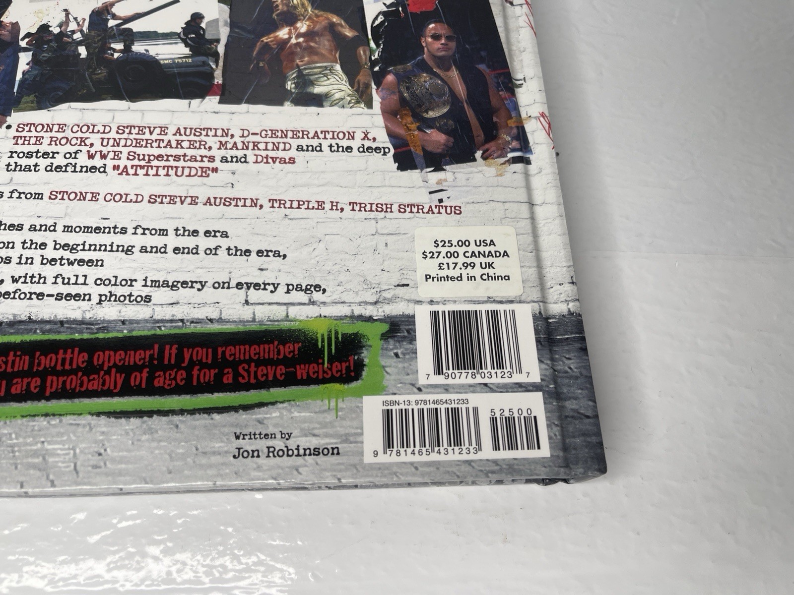 WWE The Attitude Era by Robinson, Jon Book