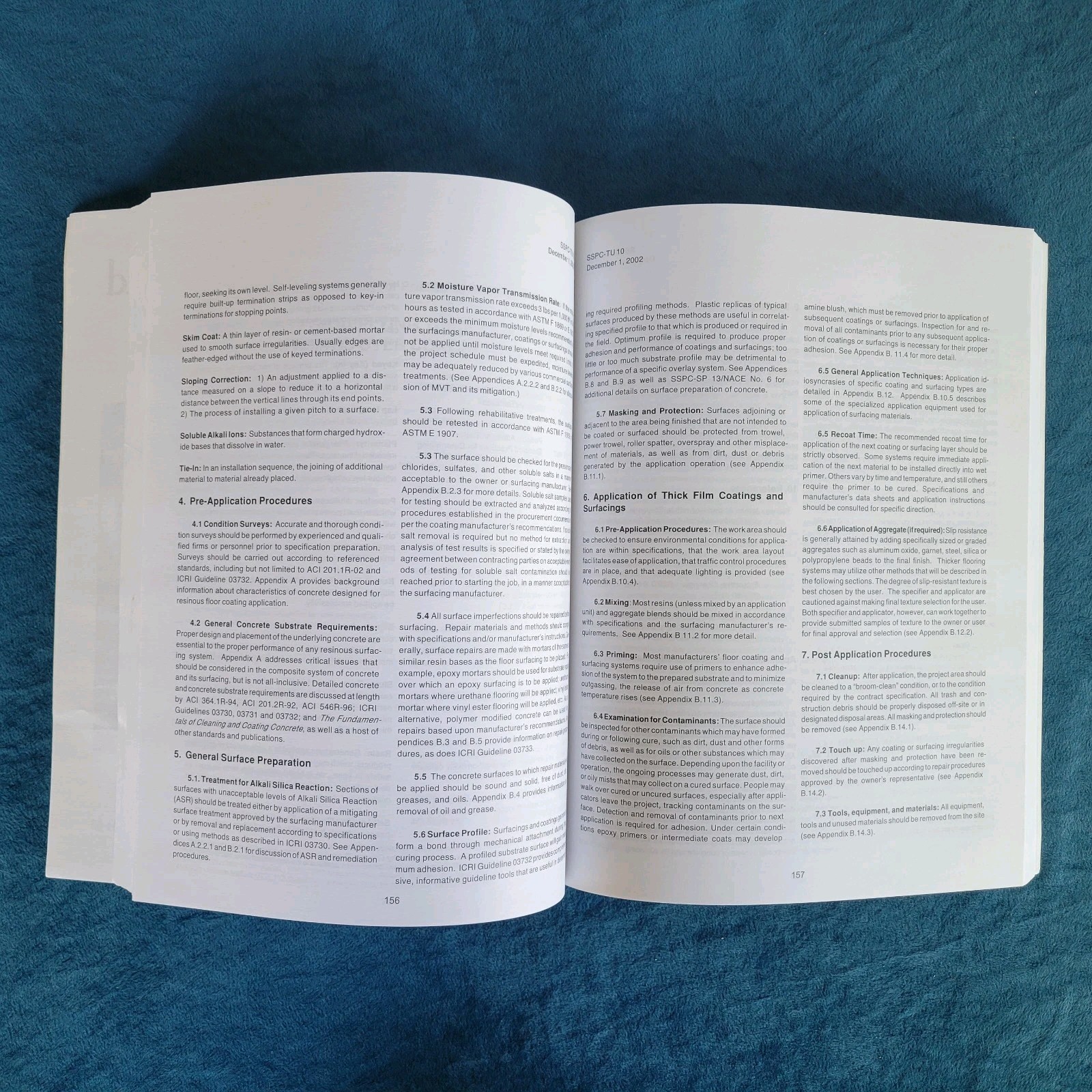 SURFACE PREPARATION AND COATING OF CONCRETE ; ISBN 1-889060-77-1 ; 376 PAGES