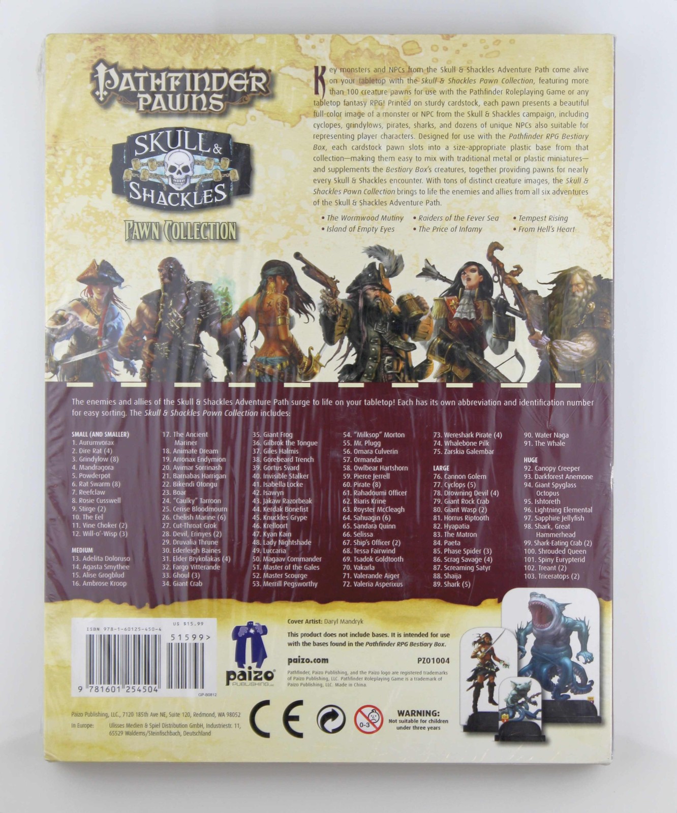 Pathfinder Pawns Skull & Shackles Pawn Collection SW Staff Paizo