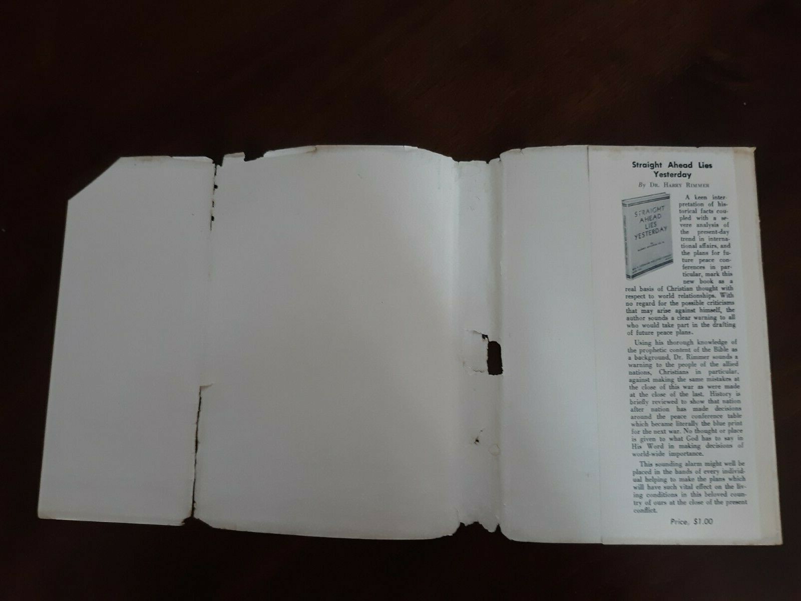 Christianity and Modern Crises by Harry Rimmer, D.D., LL.D. HC/DJ 1947