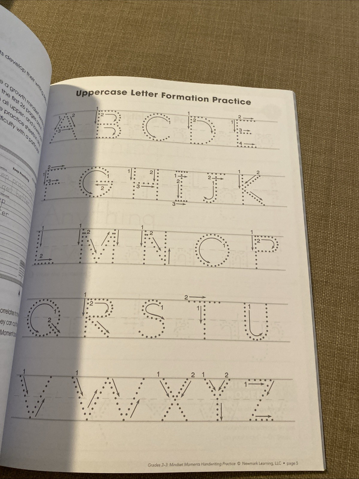 Handwriting Practice Manuscript Gr. 2-3 Mindset Moments by Newmark Learning