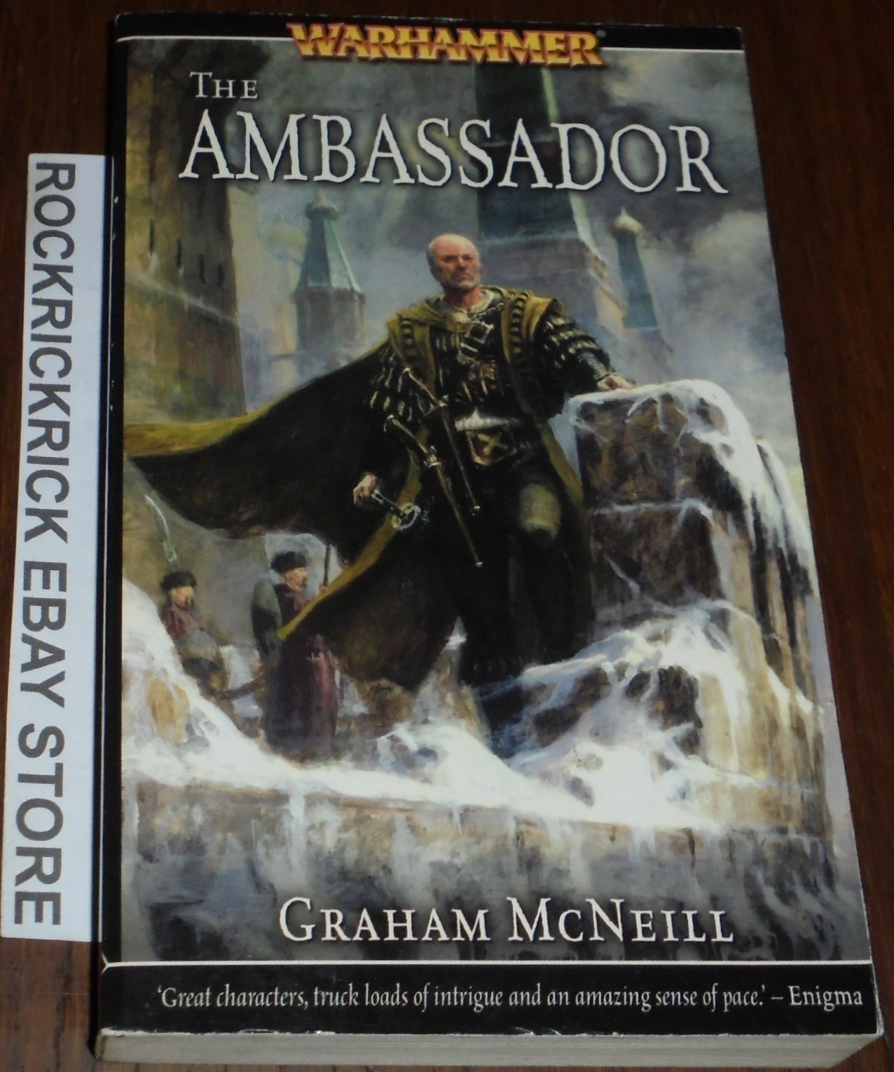 WARHAMMER THE AMBASSADOR BY GRAHAM McNEILL 2003 10CM X 17CM