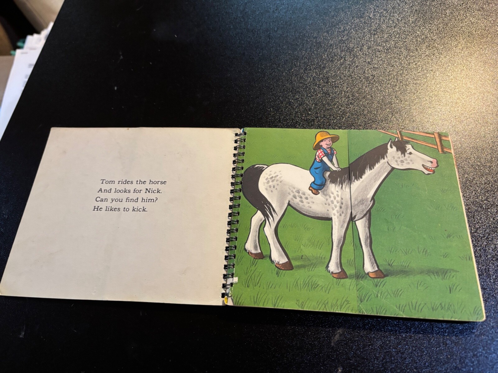H.A. Rey WHERE’S MY BABY? 1st ed. Spiral Bnd. Jarrold and Sons. 4′-Net price