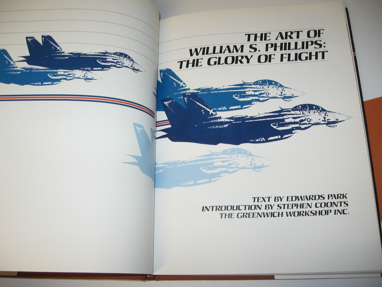 1994 Art of William S Phillips, with Lithograph, Dust Jacket, Index Card- VG EXC