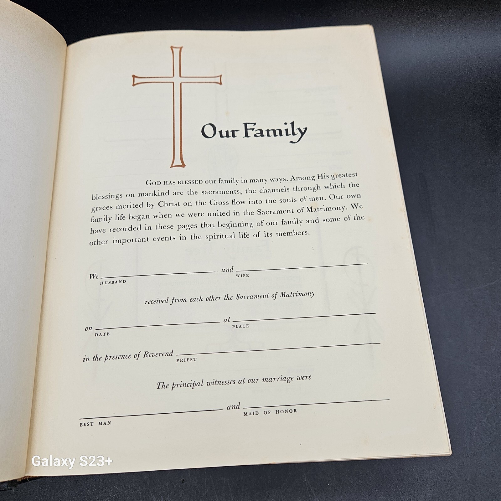 New American Bible NAB 1971 First Edition Special Family Ed. Red Letter Catholic