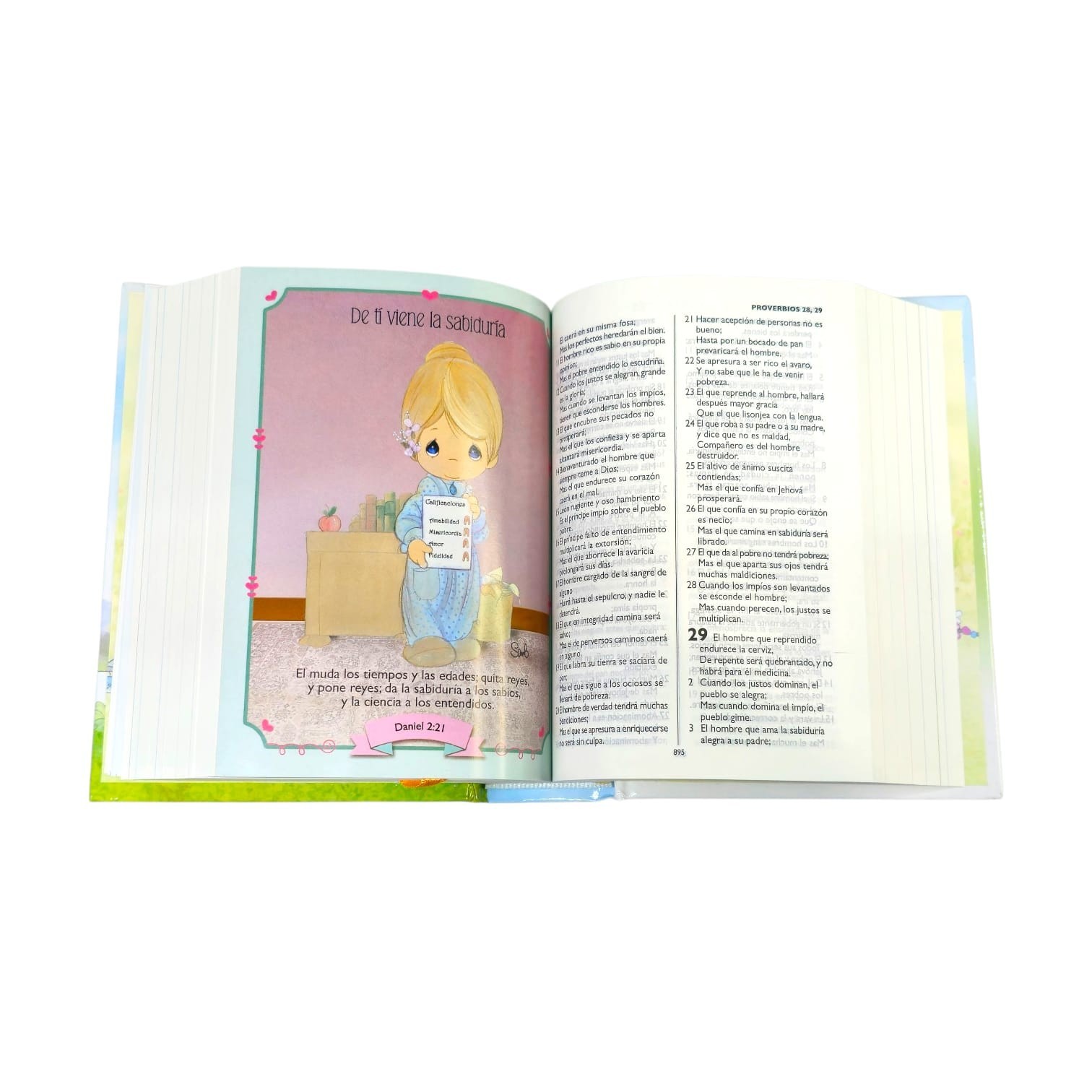Biblia precios moments para niños Pasta Vinil Reina-Valera 1960 Tamaño Pequeño