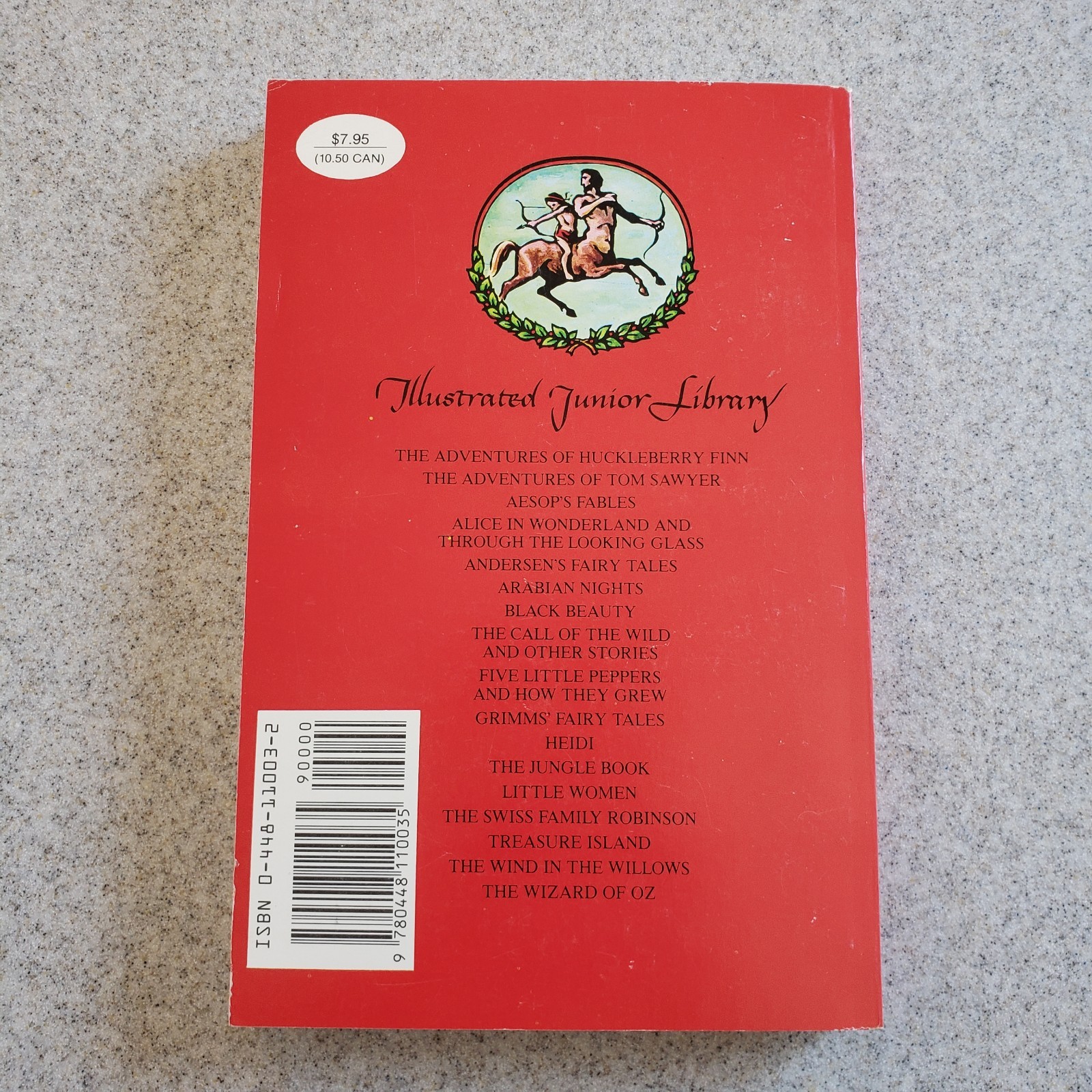 Aesops Fables Illustrated Junior Library 1989 Printing 234 Pages