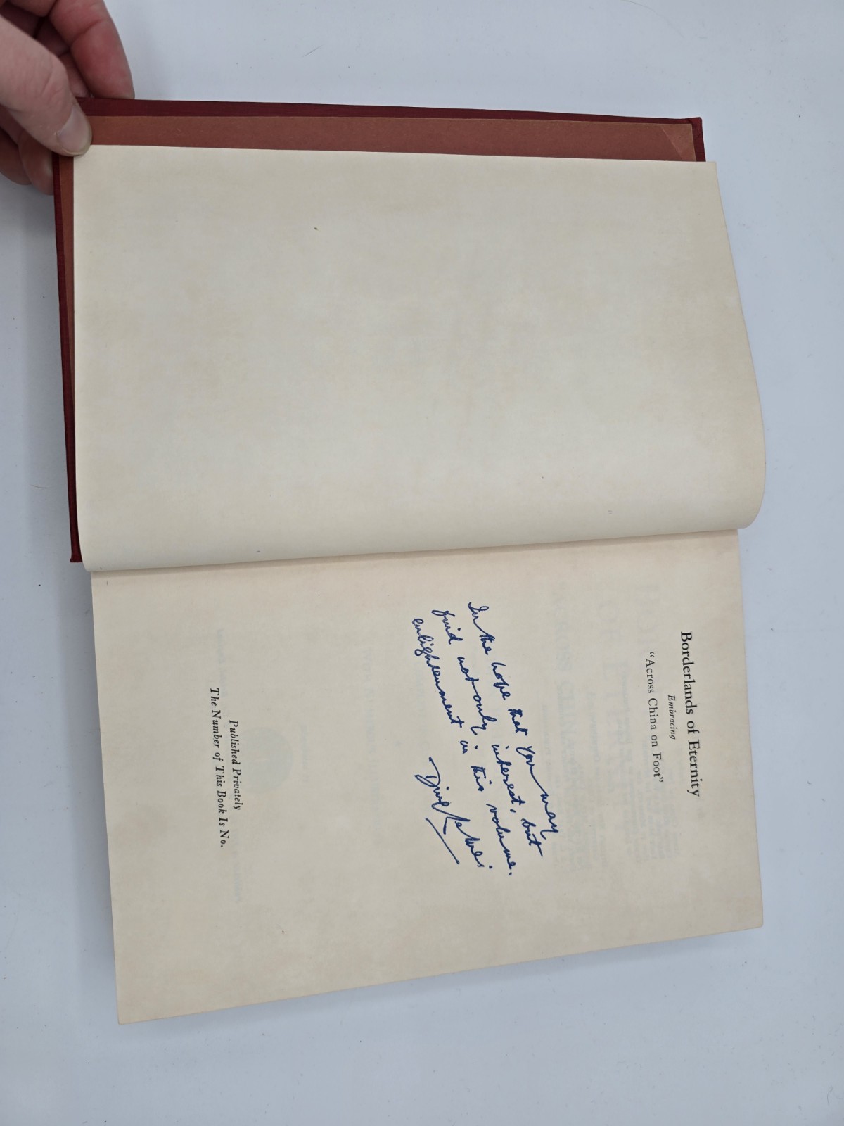 1941 Borderlands Of Eternity: Embracing “Across China On Foot” Edwin J. Dingle