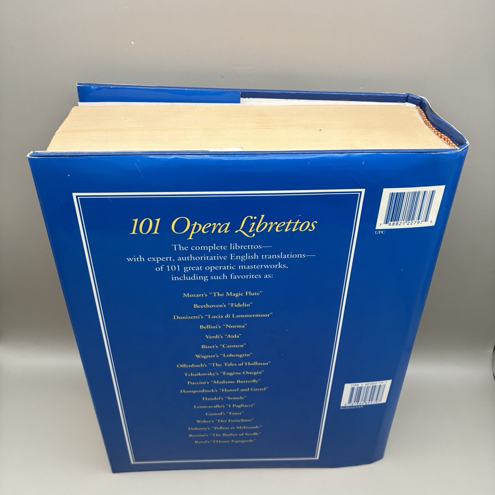Book Of 101 Opera Librettos Complete Original Texts w/ English Translations