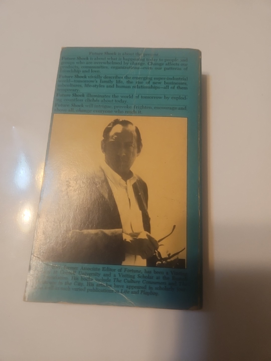Future Shock Alvin Foffler Paperback Book 1971 Sci-Fi Horror Dystopian Bantam PB