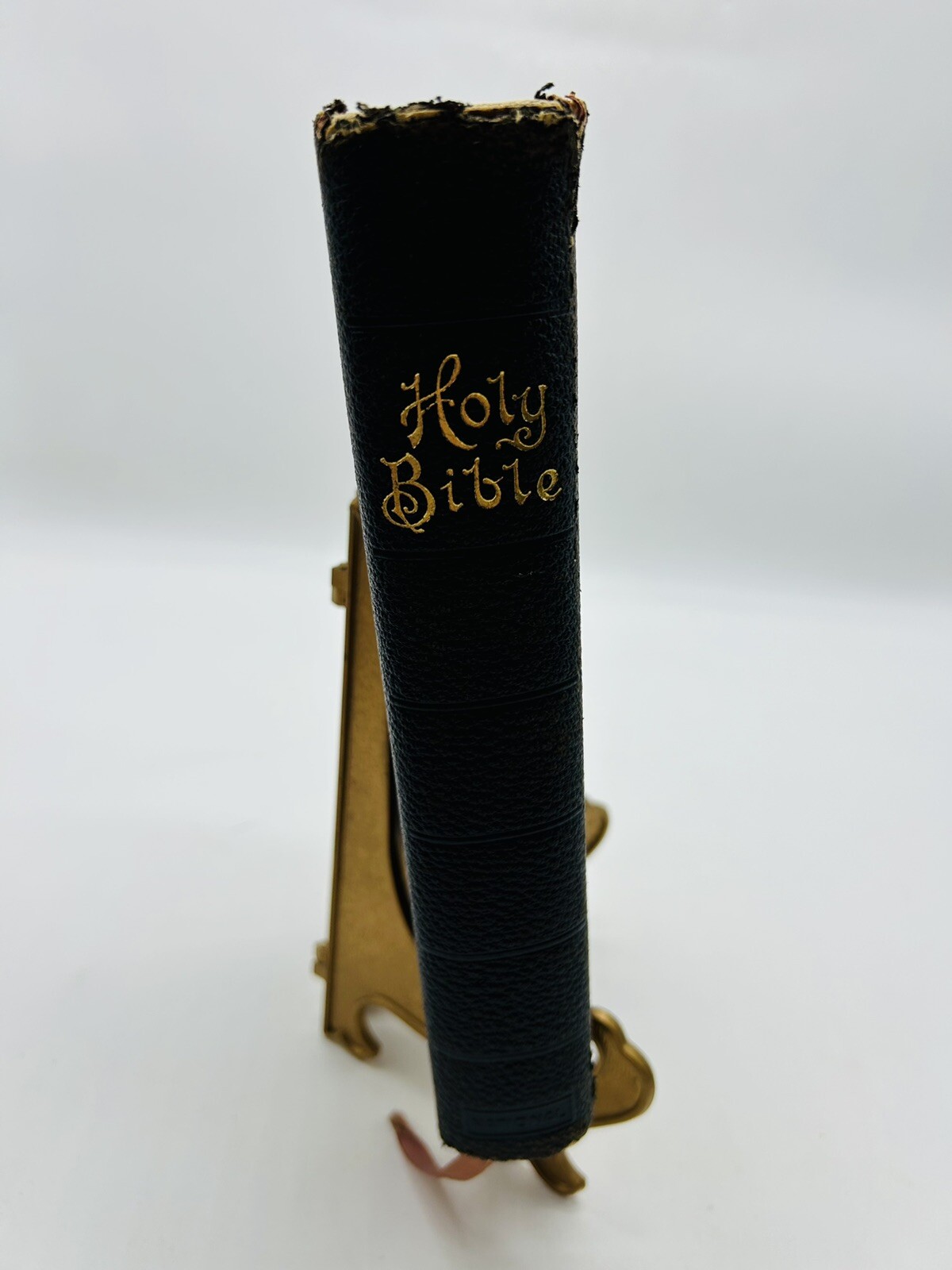 THE HOLY BIBLE King James Version SELF-PRONOUNCING 1950s National Bible Press