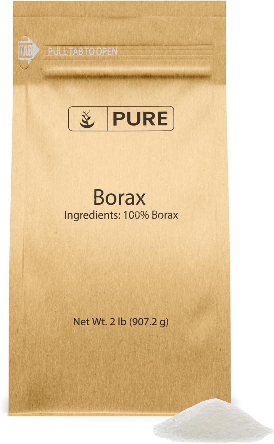 PURE ORIGINAL INGREDIENTS Borax Powder (2 lb) Sodium 32 Ounce (Pack of 1)