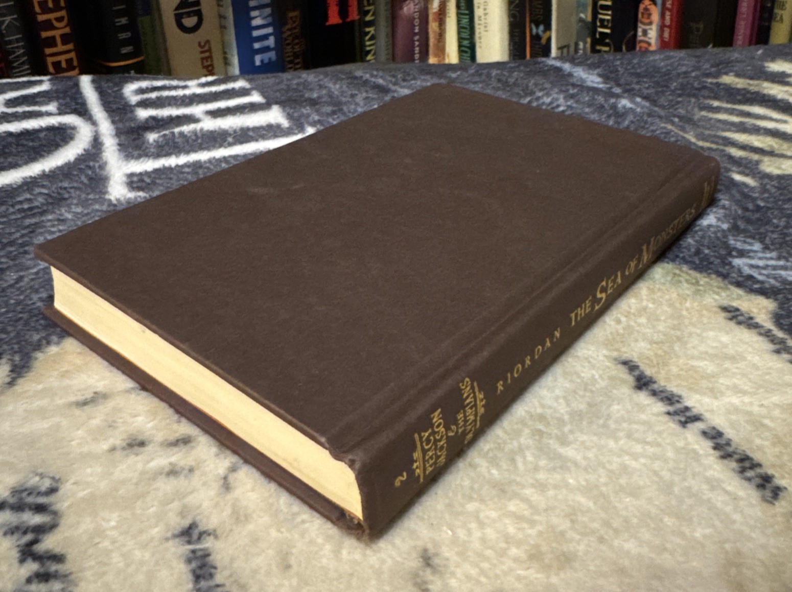 The Sea Of Monsters – Rick Riordan (Hardcover) First Edition/Print, 1st/1st, VG