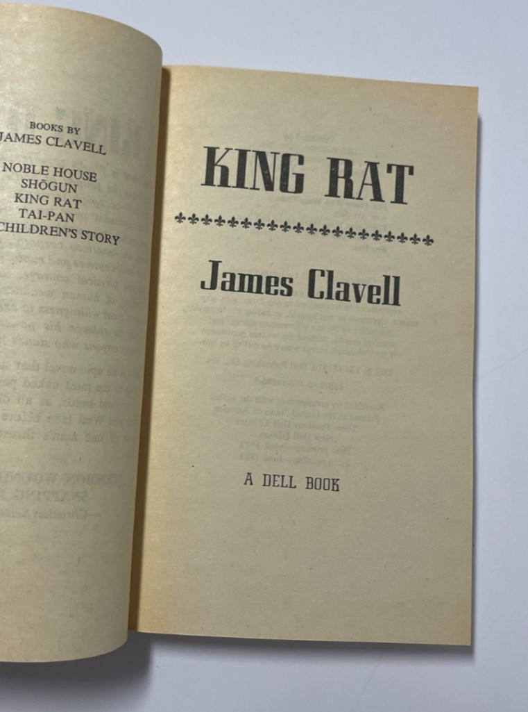 Vintage James Clavell Box Set Shogun Noble House King Rat Taipan Paperbacks
