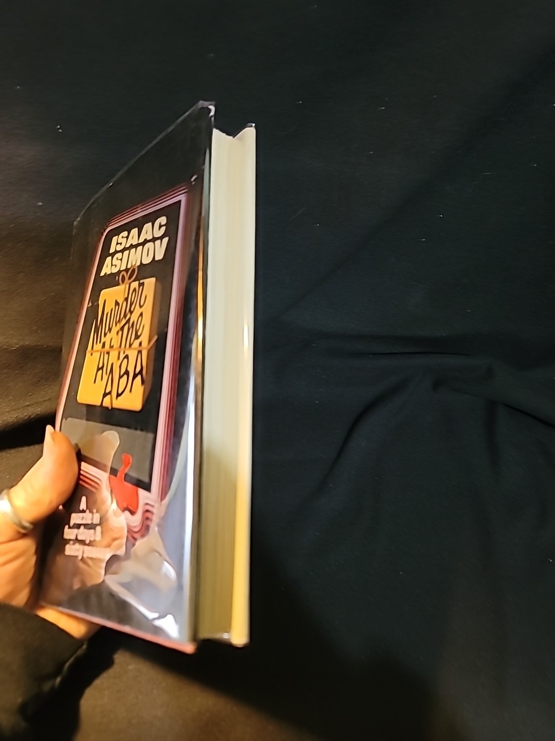 Isaac Asimov 1st Ed 1976 Murder At The ABA Harlan Ellison Intro Detective HC