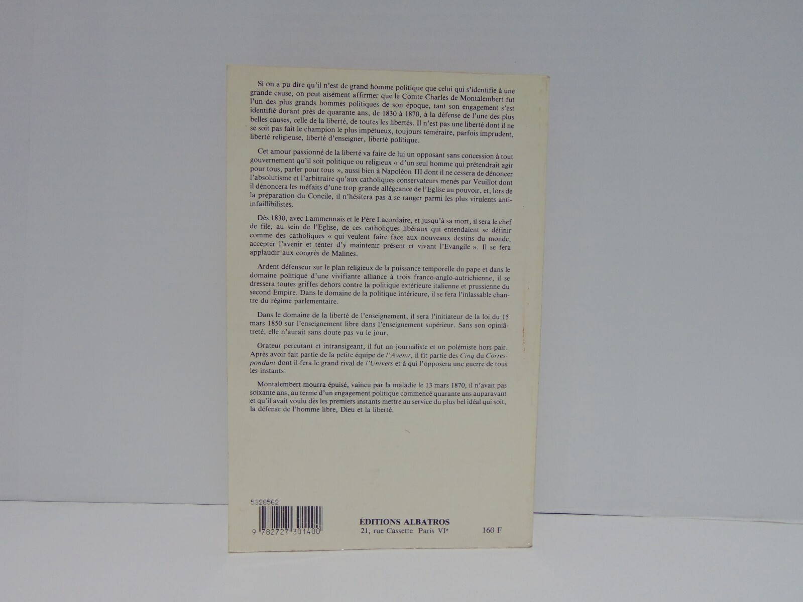 Montalembert Les Libertés Sous Le Second Empire (1987, Trade Paperback)