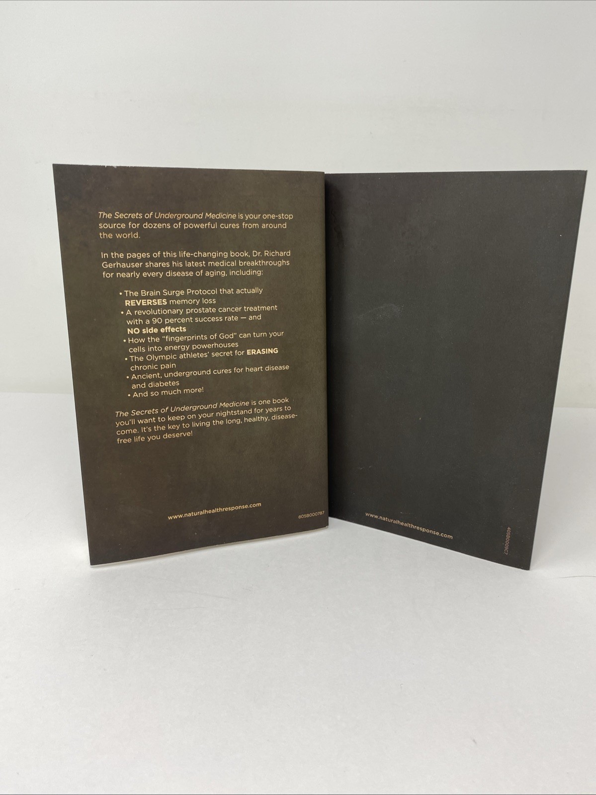 Secrets of Underground Medicine + 15 Bonus Cures 2‑Book Set Richard Gerhauser