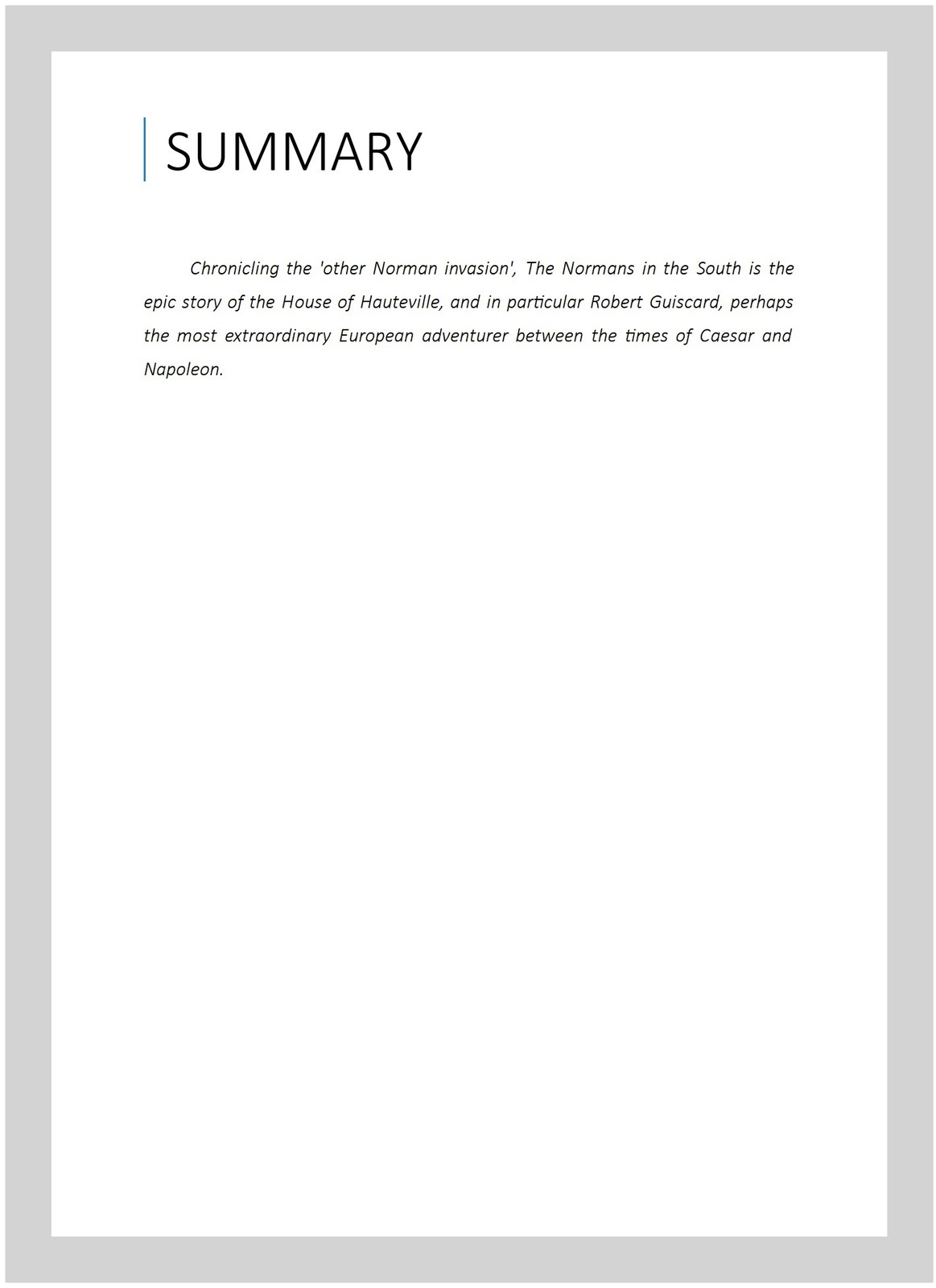 Normans in the South, 1016-1130 : The Normans in Sicily Volume I, Paperback b…