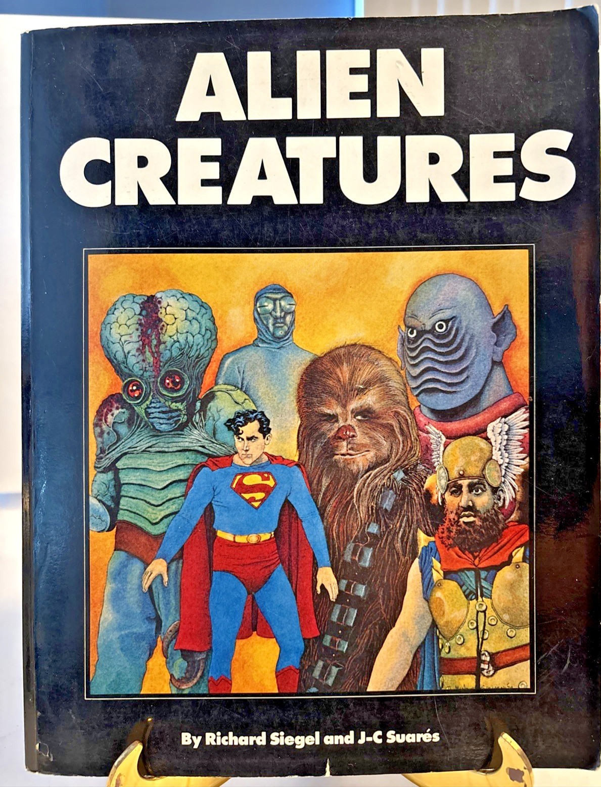 Vintage 1977 Comic Book Trivia Quiz & 1978 Alien Creatures Books Sci-Fi Horror