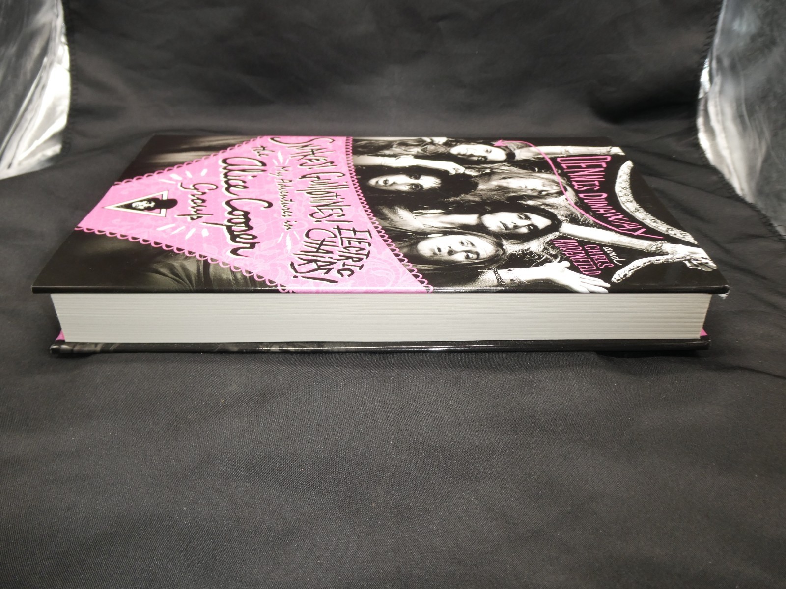 Dennis Dunaway Signed Snakes Guillotines Alice Cooper Hardback Book JSA #M65111