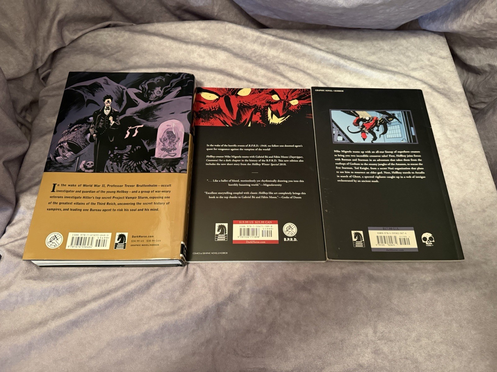 Hellboy BPRD Lot TPB Mike Mignola Graphic Novel Collection