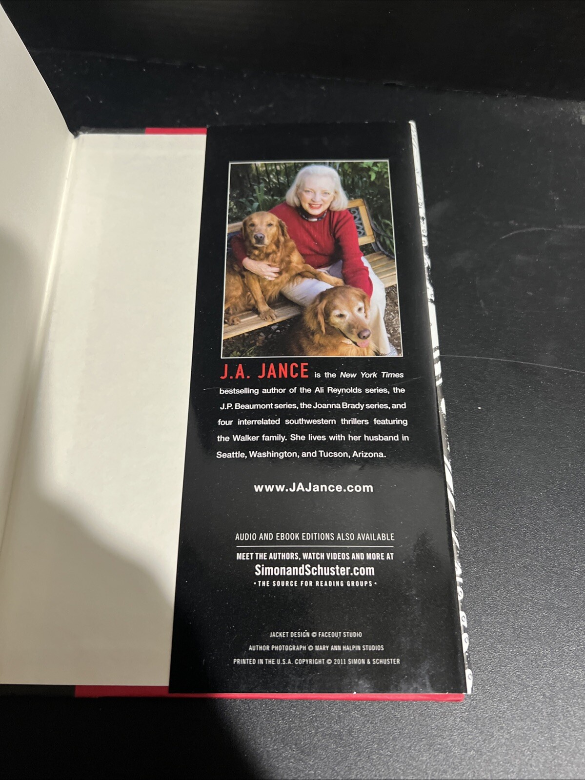 SIGNED 1st Edition 1st Printing Fatal Error by J. A. Jance 2011 HC DJ Thriller