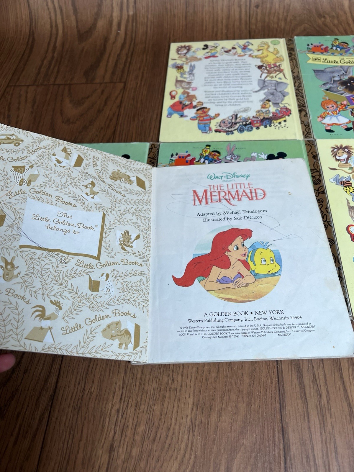 Vintage Lot Of Rare 11 Little Golden books Classic Stories 70s-90s