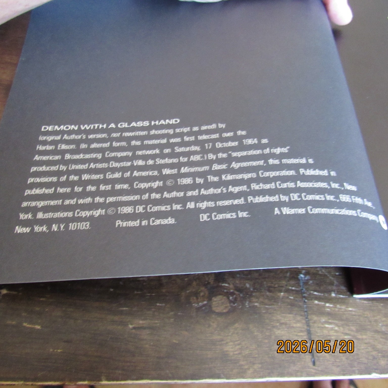 Harlan Ellison-Demon with a Glass Hand-Robert Silverberg-Nightwings-Graphic Nove