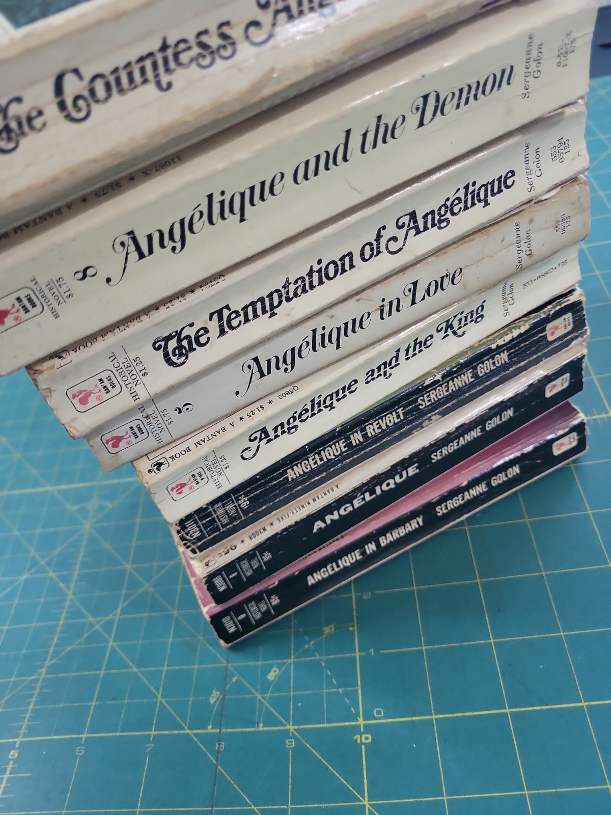 Lot Of 8 Sergeane Golon Pb Books Angelique “SEE PHOTOS”