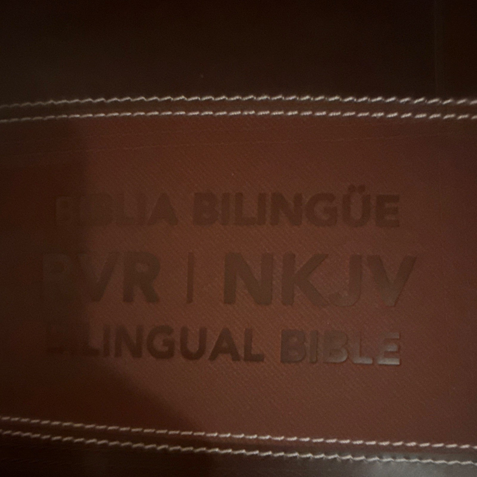 Reina Valera 1960 Biblia Bilingüe RVR/NKJV Spanish/English Leather Bound