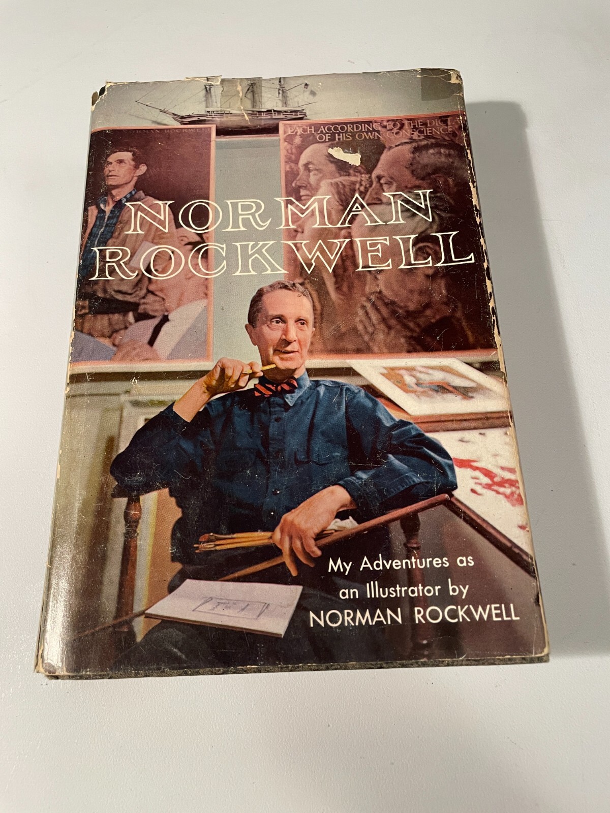 Norman Rockwell My Adventures as an Illustrator HCDJ 1960 First Edition