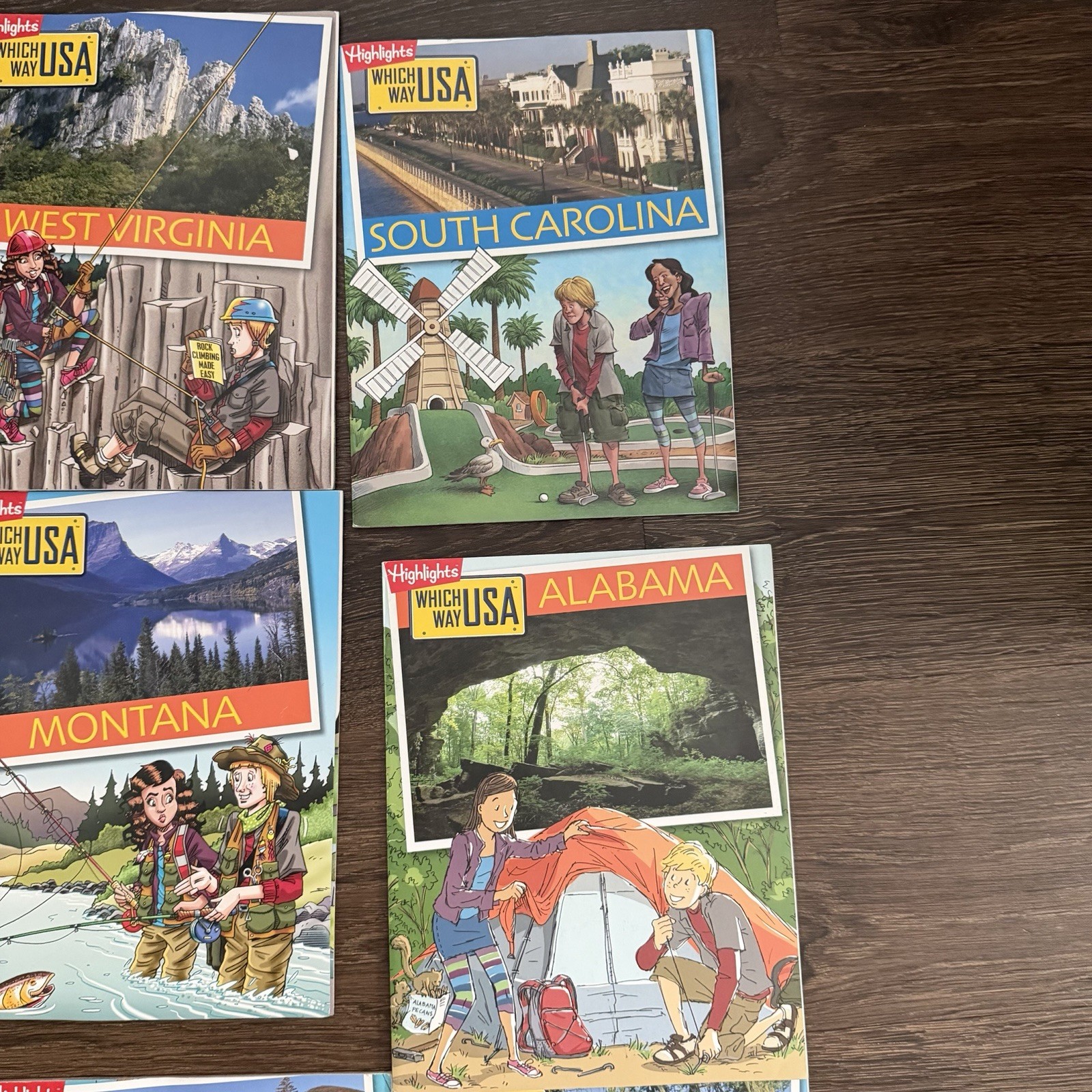 Highlights Which Way USA Lot of 20 State Books Most Maps Included