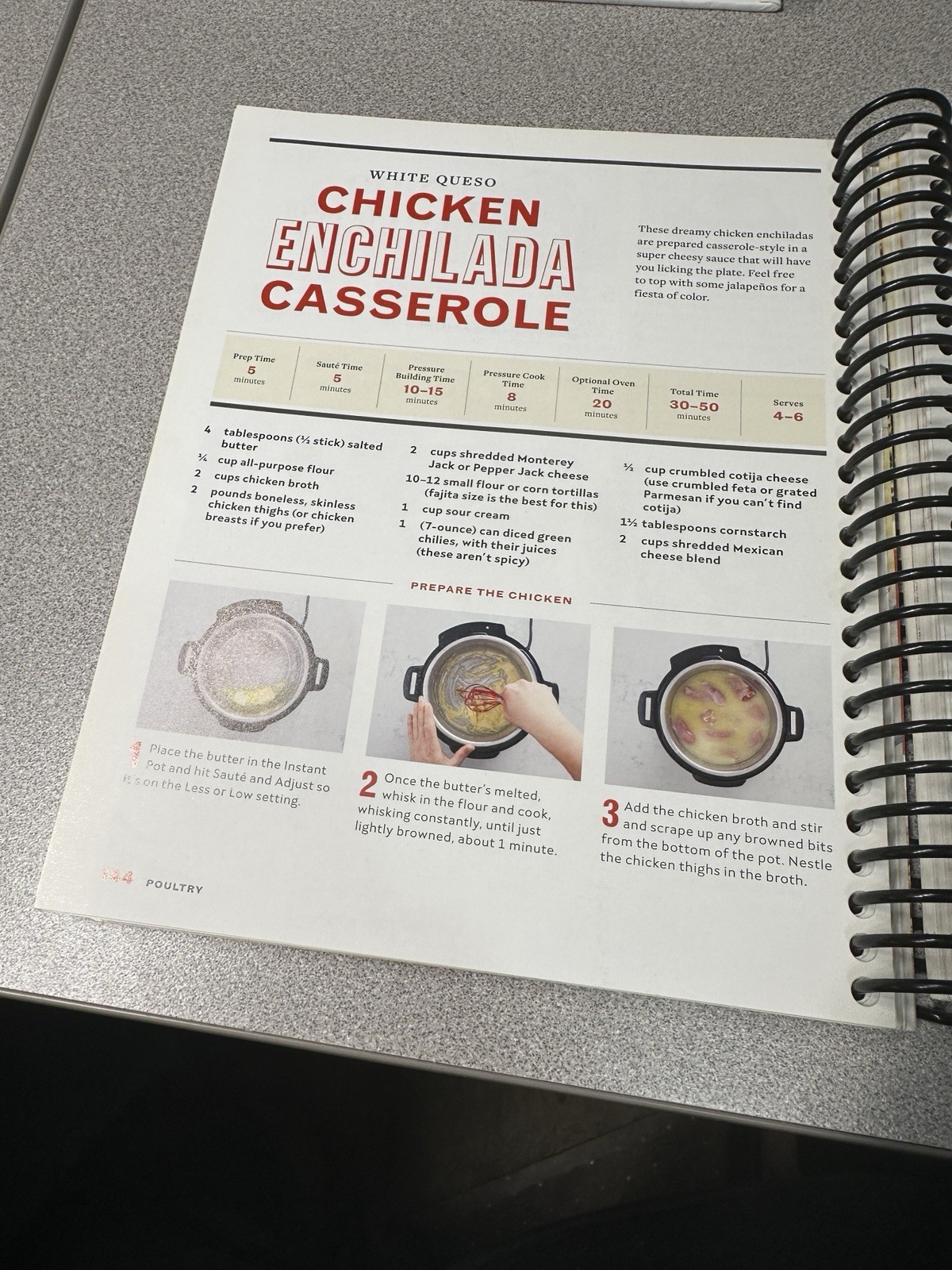 Step By Step Instant Pot Cookbook Spiral Bound Yummy Easy Recipes Very Good Cond