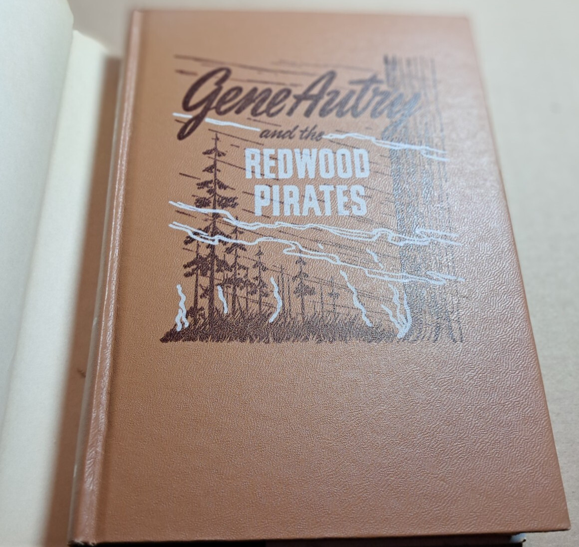 Gene Autry & the Redwood Pirates Vintage Whitman Children’s 1946 HC Dust jacket